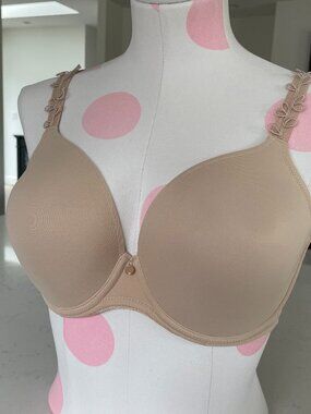 Prima Donna Perle 0162345 Underwire T Shirt Bra in cafe au lait Sz UK 32F